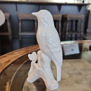 White Ceramic Bird Figurine - I. Godinger & Co - Vintage